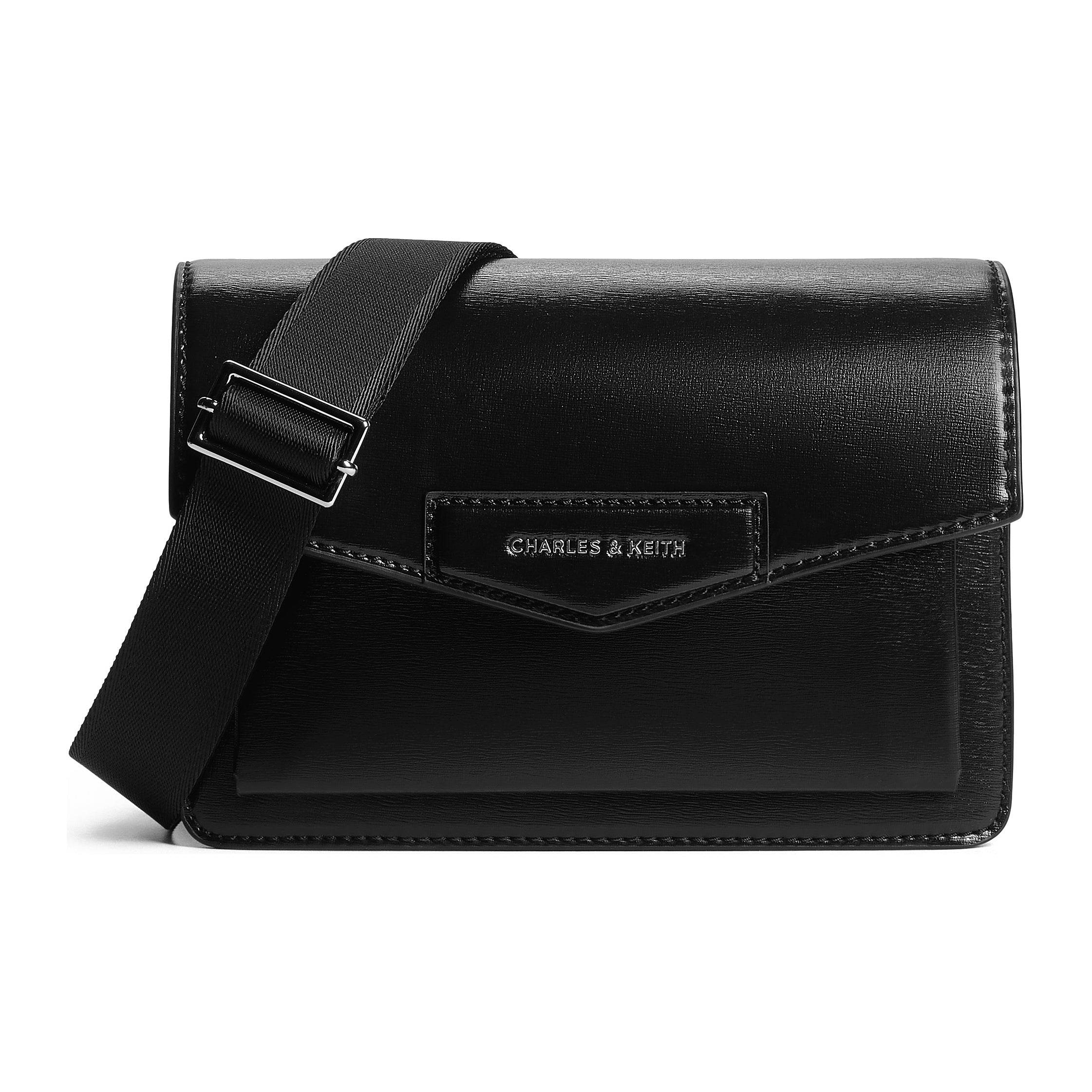 Сумка женская Charles&Keith Simple Wide Strap Square Envelope - Boxette Shop